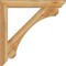 Ekena Millwork Legacy Slat Rough Sawn Bracket, Western Red Cedar, 4"W x 36"D x 36"H BKT04X36X36LEC06RWR - alternate 3